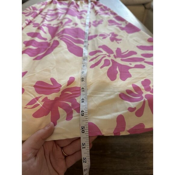 Billy J NWT Juniper Midi Dress Pink Floral Cut Out Dress Size 10 Resortwear - Picture 8 of 8